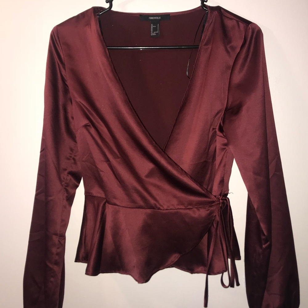 Satin top